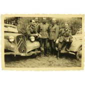 Wehrmacht 2/ Pi.Btl 666, 2 French stuff cars -Peugeot and Citroen